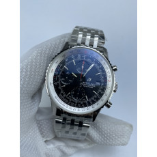 (준비완료/특급배송)NO.2488/ KOR공장 브라이틀링 네비타이머 41MM 블랙 브슬+가죽 A13324121B1A1