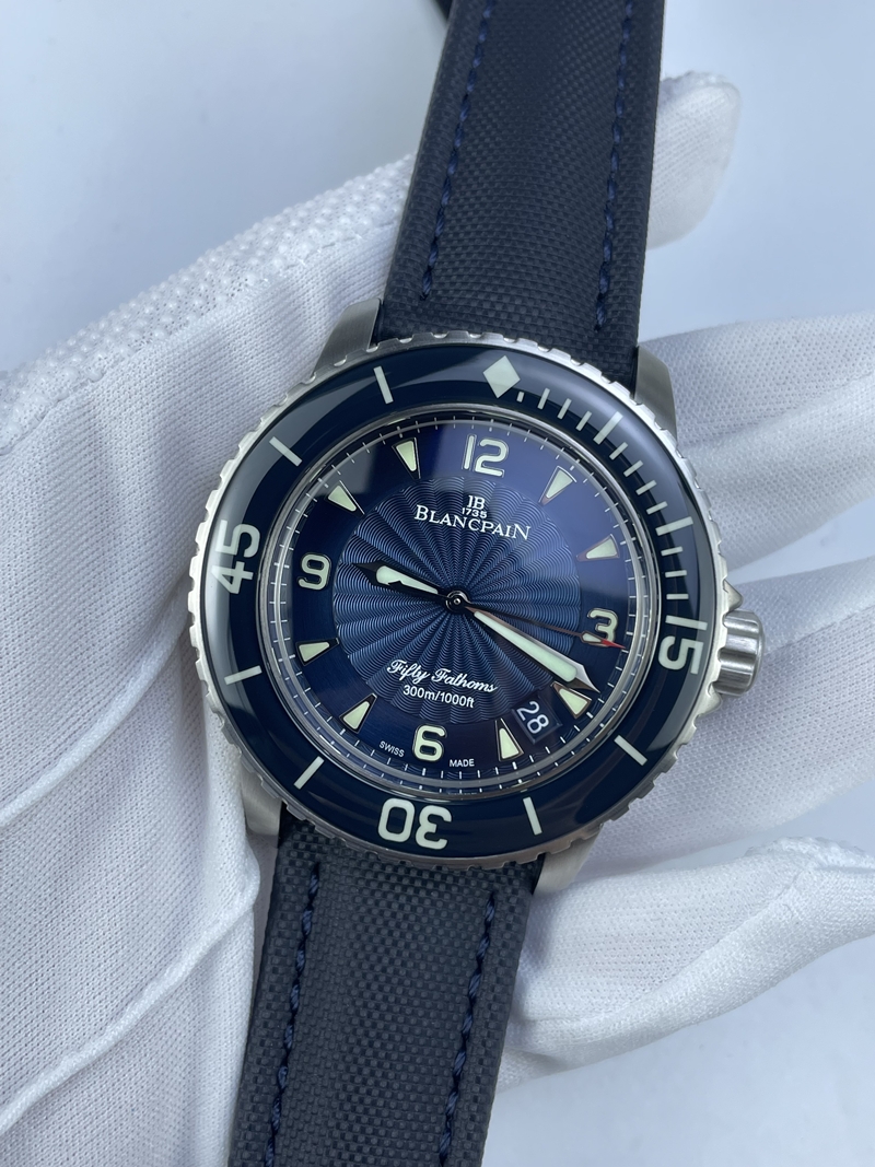 (준비완료/특급배송)NO.3023/ZF공장 블랑팡 피프티패덤즈 블루 다이얼