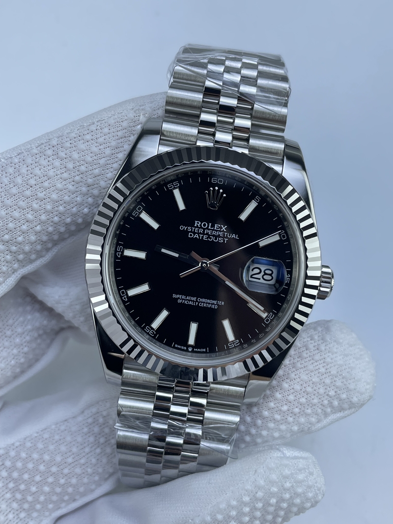 (준비완료/특급배송)NO.3180/롤렉스 데이저스트 126334 41미리 블랙다이얼 바인덱스 QP공장